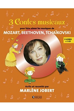 Coffret 3 contes musicaux n°3 : Beethoven, Tchaïkovski, Mozart CD